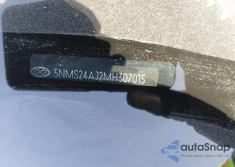 2021 Hyundai Santa Fe Sel from USA, damaged, VIN 5NMS24AJ2MH307015